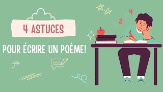 Comment écrire un poème 4 astuces [upl. by Brindle476]