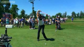 Bubba Watson as a Right Hander Video Flipped [upl. by Aveneg]