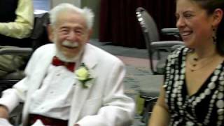 Singing Happy Birthday to my grandfather at his 100th birthday party [upl. by Nalon]