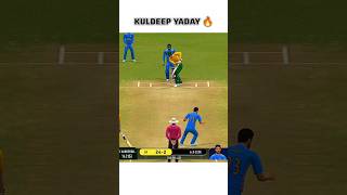 KULDEEP YADAV 🔥 LBW REAL CRICKET SWIPE shorts [upl. by Addia]