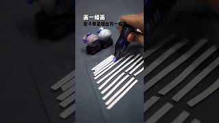 Use correction tape to draw FeiXiao honkaistarrail 崩坏星穹铁道 credit to风雪阿虎 [upl. by Onahpets]