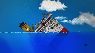 Britannic sinking floating sandbox [upl. by Airekahs]