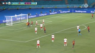 Morata Spain goal miss vs Poland [upl. by Jacklyn898]