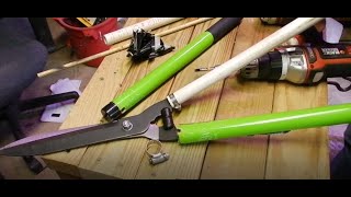 How to Replace Handles on Hedge Shears [upl. by Mirth]