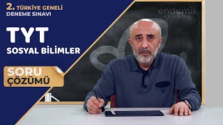 Endemik Yayınları 20232024 2 TG Deneme Sınavı TYT  Sosyal Bilimler Video Çözümlü Cevap Anahtarı [upl. by Penney474]