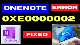 OneNote error 0x0803D0010 on Windows 11  10 Fixed [upl. by Agnola]