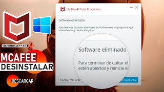 Desinstalar McAfee de Windows 11 Por Completo 🔴 [upl. by Aneen813]