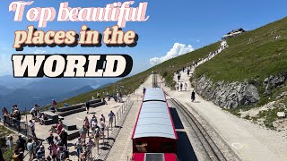 SchafbergBahn Austria Top most beautiful places in the World 4K [upl. by Annairt]