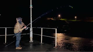 FISH ON at AMLWCH BREAKWATER❗️ UK Sea Fishing [upl. by Oruasi]