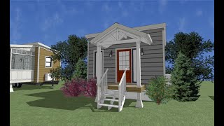 PIMP MY 16X8 TINY HOUSE EXTERIOR Lets discuss shape and form for small manufactured tiny houses [upl. by Karna]