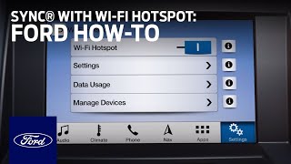 SYNC® Connect with WiFi Hotspot Overview  SYNC 3 HowTo  Ford [upl. by Imaon]