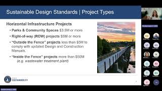 Sustainable Design Standards Technical Preview Recording [upl. by Araz]