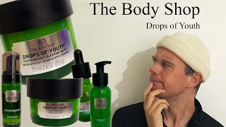 THE BODY SHOP Drops of Youth Full Range HONEST Review 2022 [upl. by Konstantine255]