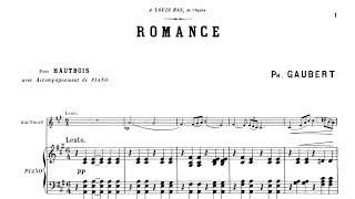 2 Pièces for Oboe and Piano Romance  Philippe Gaubert [upl. by Myk]