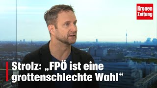 Strolz „FPÖ ist eine grottenschlechte Wahl“  kronetv NACHGEFRAGT [upl. by Giess]