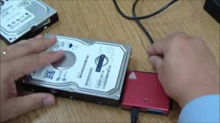 Tech Support How to connect a hard drive externally through a USB cable  Hard Drive Adapter [upl. by Ayoted559]