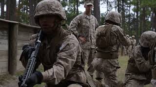 US Marine Corps Recruits of Charlie Company conduct Day Movement [upl. by Fellner]