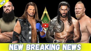 BIG SAD NEWS Roman Reigns MATCH At Crown Jewel 2024  Kurt Angle Vs John Cena SECRET CM Punk WWE [upl. by Edsel]