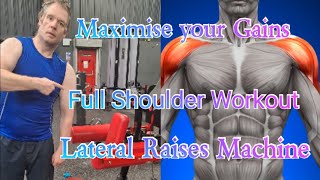 quot Maximizing Gains with Lateral Raises Machine Workoutquot 100army fyp gym [upl. by Kenay]