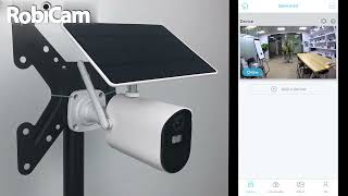 【Ubox】ROBICAM Connection Wire Free Spotlight Solar Camera LOGO [upl. by Raclima]