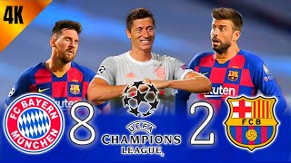 Así te contamos el BARÇA 2  8 BAYERN  Champions League en vivo [upl. by Edac316]