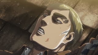 Erwin Smith Last Moment Death  Attack on Titan Season 3 [upl. by Yllut]