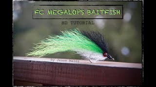 FC Megalops Baitfish Fly HD Tying Video [upl. by Arondell]