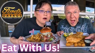 Fords Garage  Burgers Ribs Fish N Chips  Eat With Us [upl. by Ardnnaed6]