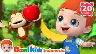 Apel Dan Pisang  Domi Kids Kumpulan Lagu Pesta Anakanak  Cerita amp Lagu Anakanak [upl. by Freberg]