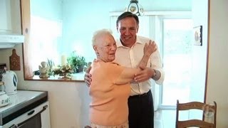 CAQ leader Francois Legault visits mother [upl. by Stanwin]