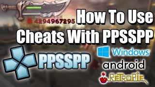 How To Use Cheat Codes With PPSSPP  2020 [upl. by Laroy650]