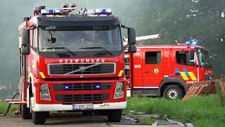 Loods in brand grote brand Baarle Hertog B [upl. by Florentia]