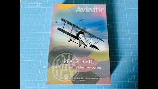 Pfalz DVIII Review of 132 scale kit from Aviattic [upl. by Aeslahc]