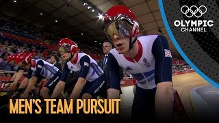 Team GB Set New Team Pursuit World Record  London 2012 Olympics [upl. by Drof]