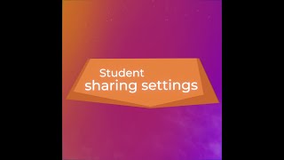 Student sharing settings  CoSpaces Edu Feature Friday [upl. by Urita]