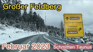 Großer Feldberg Taunus Februar 2023 [upl. by High518]