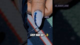 Unique nail art for beginners school college girl trending nails easy explore shorts diy fyp [upl. by Rogerg751]