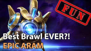 ► Heroes of the Storm The BEST Brawl EVER EPIC ARAM [upl. by Ekihc]