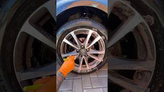 SATISFYING Wheel Detailing ASMR… shorts asmr [upl. by Harelda893]