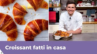 CROISSANT SFOGLIATI FATTI IN CASA  di Paolo Griffa [upl. by Llemrej897]