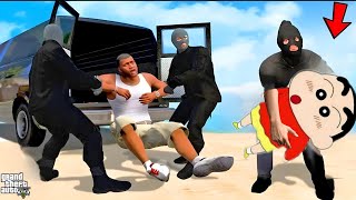 Gta 5  A Theaf Gang Catch Franklin And Shinchan Pinchan in Gta 5 Gta 5 mods [upl. by Ainevul395]