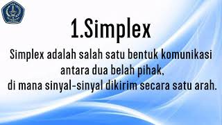 Simplex HalfDuplex Dan full dupleks [upl. by Acyre781]