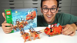 LEGO SANTAS SLEIGH  LEGO 40499 Review [upl. by Notlem]