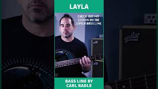 Discover the Iconic Clapton Riff from Layla for Bass Players bassshorts bassdemo layla [upl. by Siaht464]