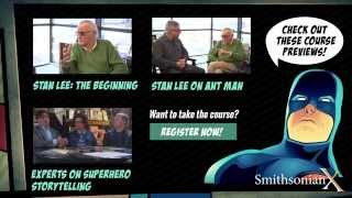 SmithsonianX Superhero Stan Lee Course Behind The Scenes [upl. by Gottlieb19]