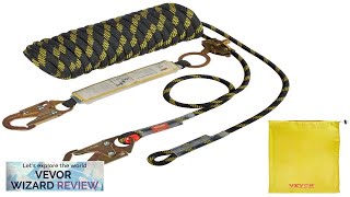 VEVOR Vertical Lifeline Assembly 055 x 100 Fall Protection Rope with 30 Review [upl. by Glogau]