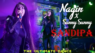 Nagin X Sunny Sunny  LIVE on Stage  Sandipa  Stage Concert [upl. by Hotze955]