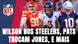 RUSSELL WILSON NOS STEELERS MAC JONES NOS JAGUARS BAKER E CHRIS JONES RENOVAM E MUITO MAIS [upl. by Wsan]