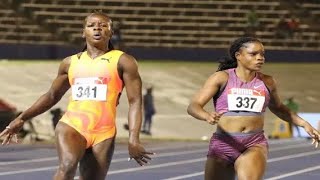 Shericka Jackson Wins 100m Olympics Trials ShellyAnn Frazer Goes To Paris [upl. by Krishna]