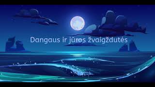 PASAKA Dangaus ir jūros žvaigždutės🌟🌛 [upl. by Zorah]